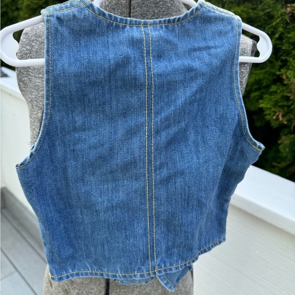 Vintage toddler Little Levi’s denim vest size 2t - Picture 3 of 5